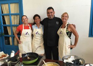 Greek cooking classes on Santorini