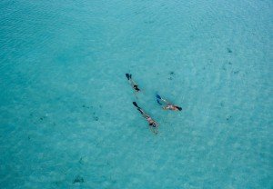 Swimming on a Greek cooking holiday
