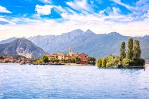 View of Isola dei Pescatori visited on your cooking vacation in the Lakes District