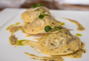 Truffle ravioli on a culinary tour of Italy