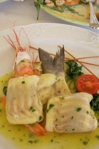 Fish dish in Italy