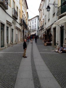 A street in Evora, Portugal