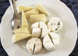 Fresh cheese in Puglia