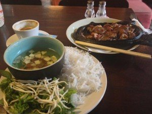 Vietnamese food on a cooking vacation in Southeast Asia