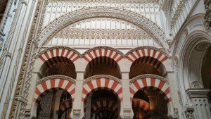 A view of the Mosque of Cordoba, Spain
