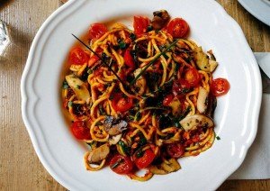 Pasta dish in Italy