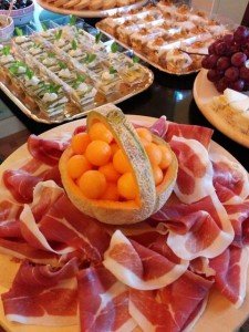 Snack time in Tuscany