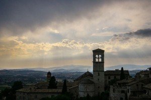 View of Assisi Italy