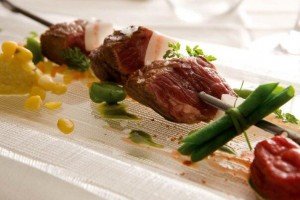 Lamb dish in Norcia Italy