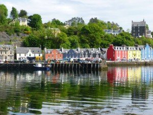 Tobermory Island in Scotland