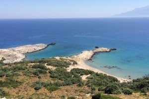 View of Ikaria, Greece