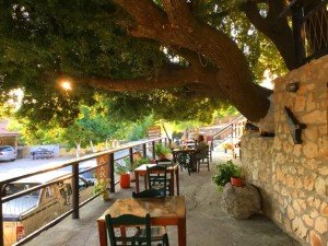 Dining al fresco in Greece