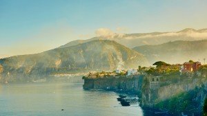 A view of Sorrento during an Amalfi Coast cooking vacation