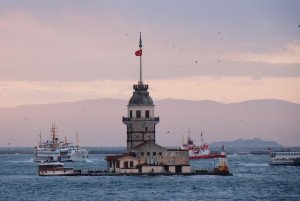 View of the Bosphorus on your culinary tour of Turkey